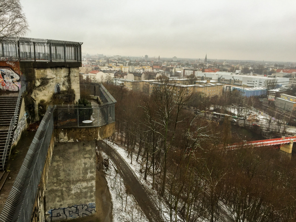 View from the top of Flakturm III G-Tower - Humboldthain, Berlin. 