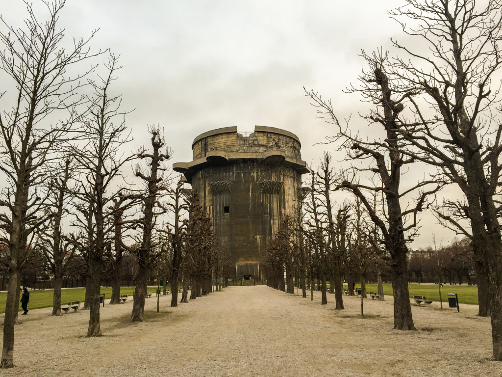 Flakturm VII G-tower - Augarten, Vienna. 