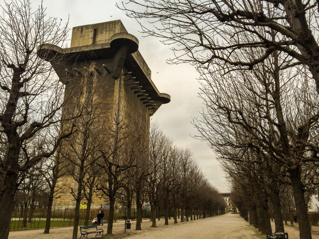 Flakturm VII L-tower - Augarten, Vienna. 