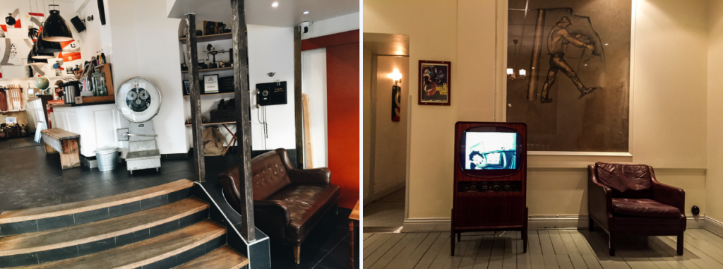 City Backpackers Hostel, foyer and lounge room.